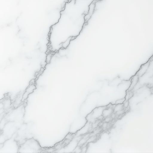 Dettaglio di una lastra di marmo bianco di Carrara con venature grigie.